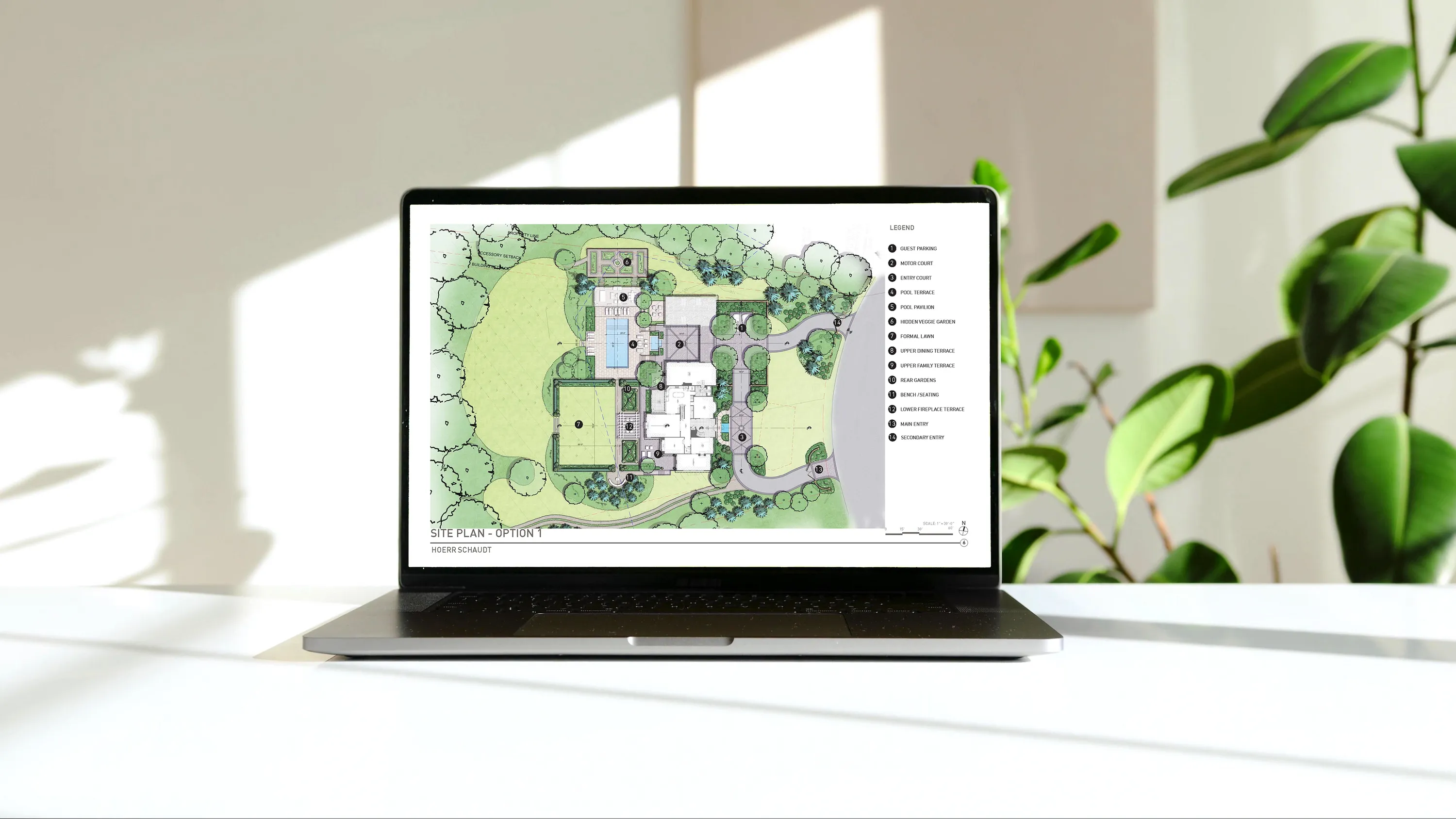 Laptop sd presentation mockup