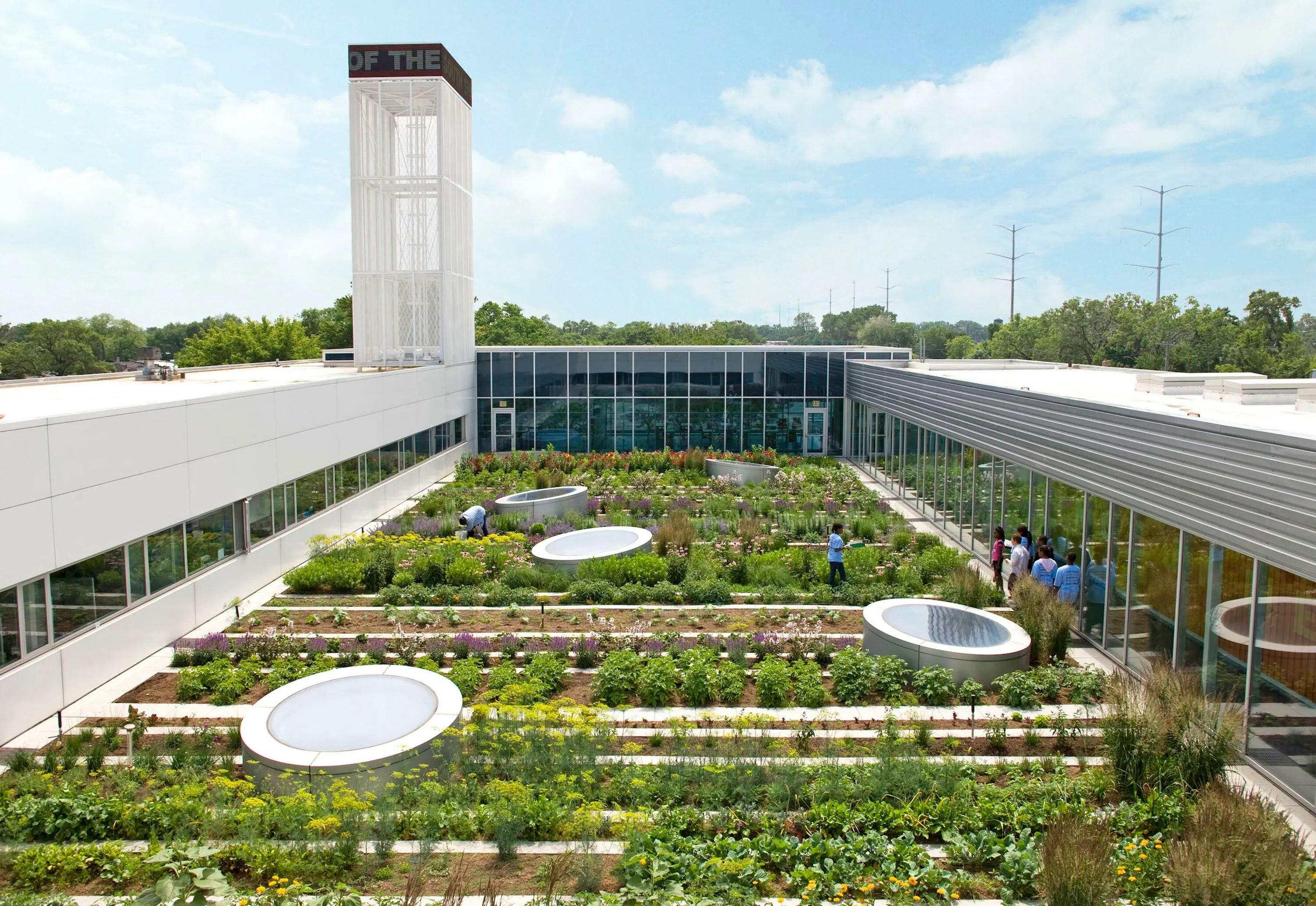 1 aerial gardens building gary comer youth center hoerrschaudt