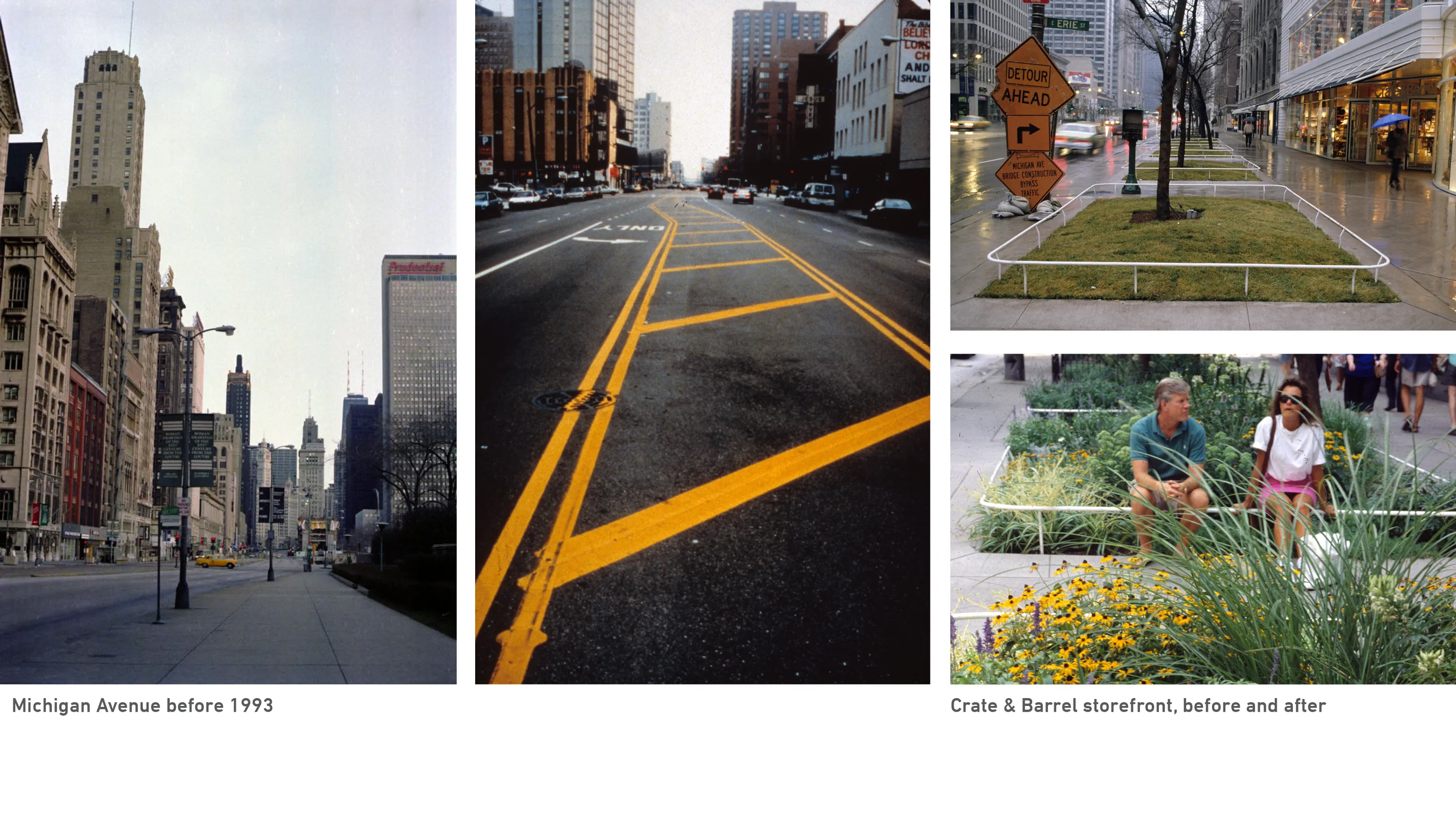 2 michigan avenue streetscape was prestigious asla landmark award hoerrschaudt news