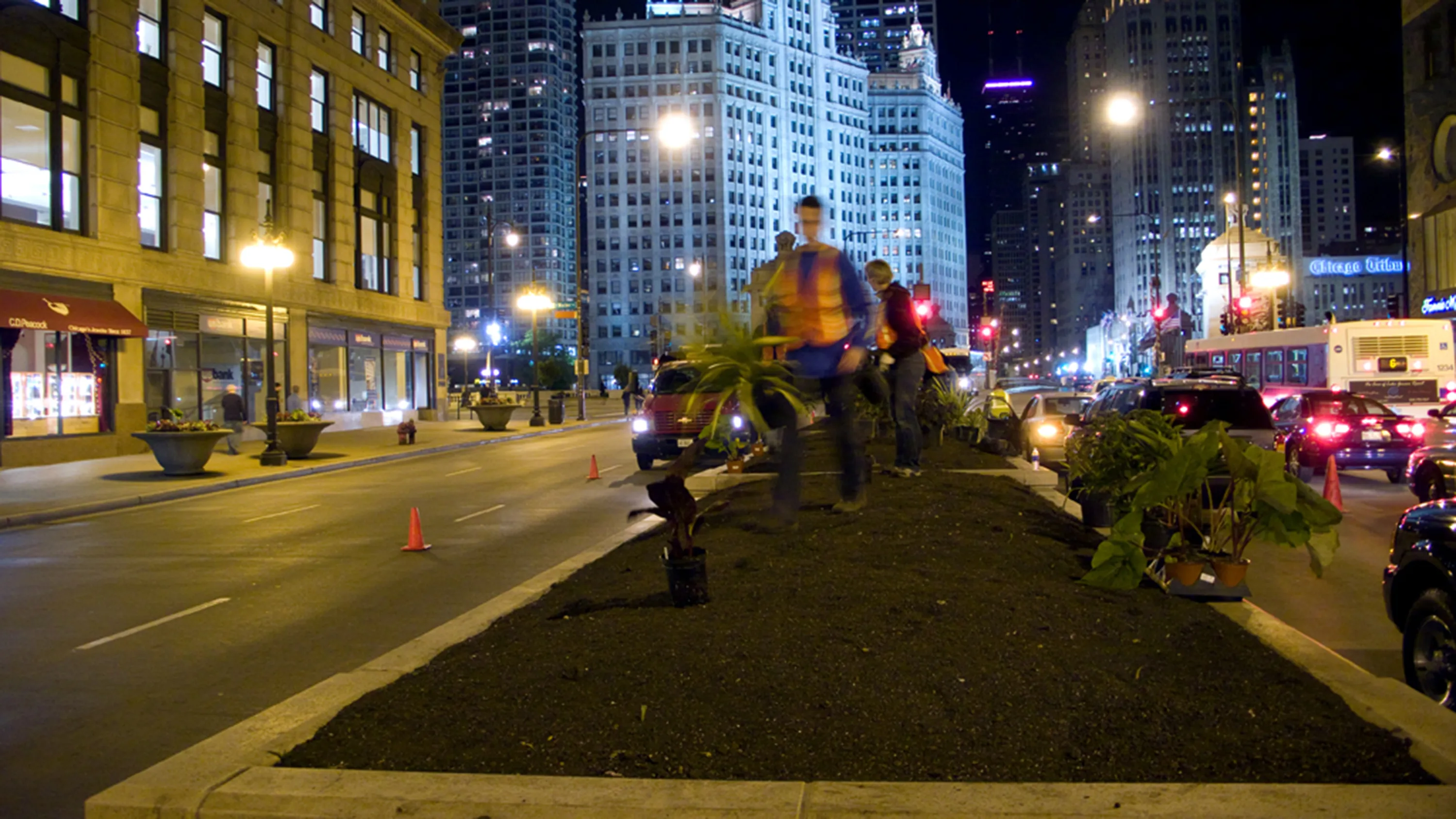 5 michigan avenue streetscape was prestigious asla landmark award hoerrschaudt news