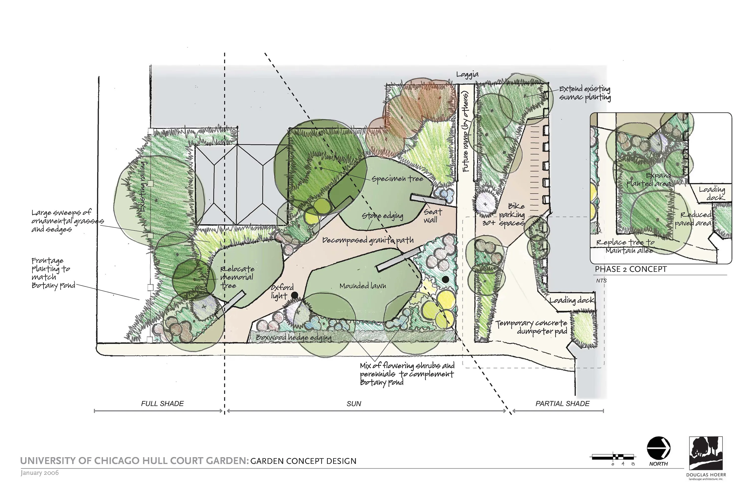 7 B concept plan hull court university of chicago hoerrschaudt