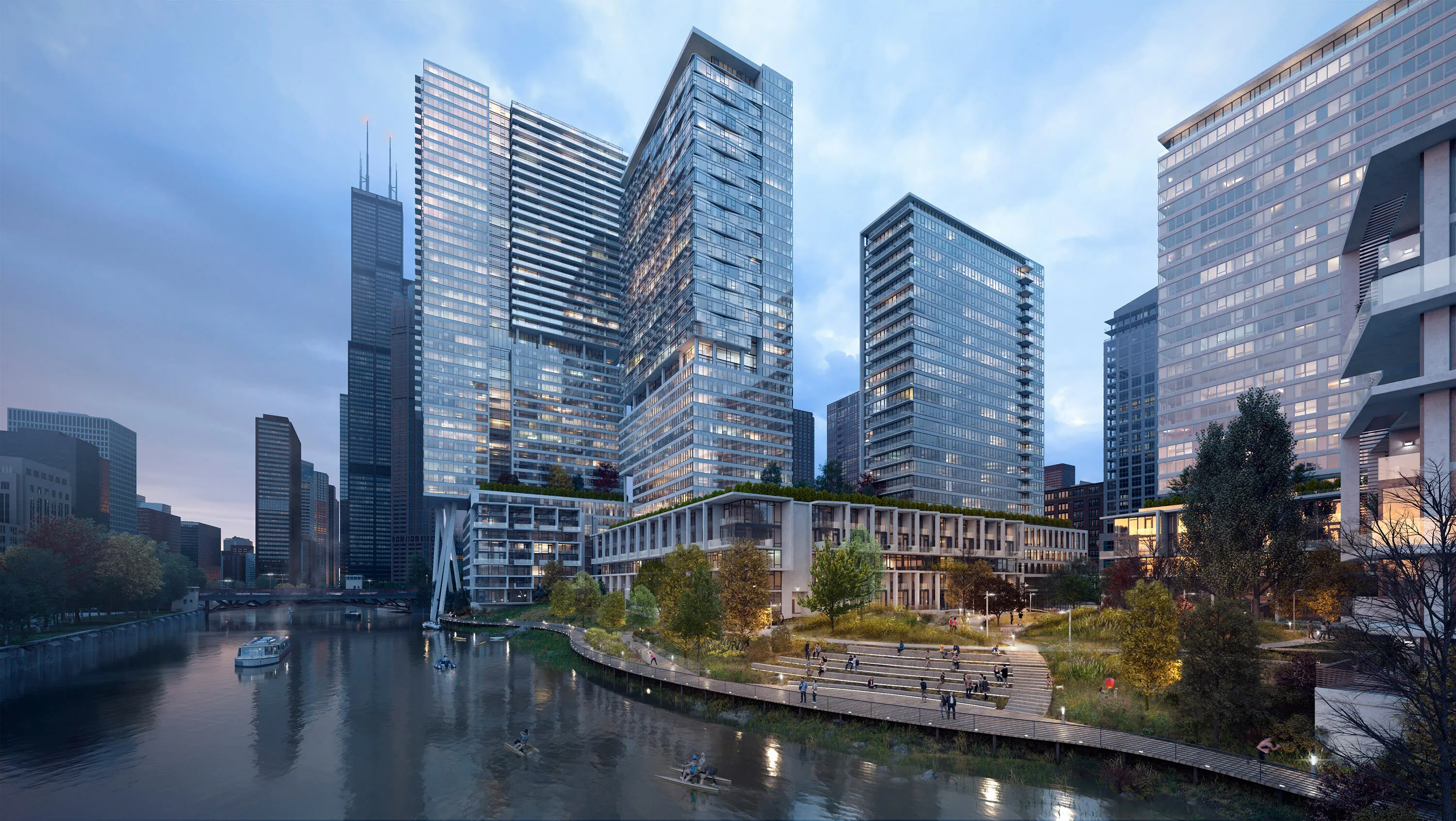 1 city river reflection overview southbank park riverline development hoerrschaudt